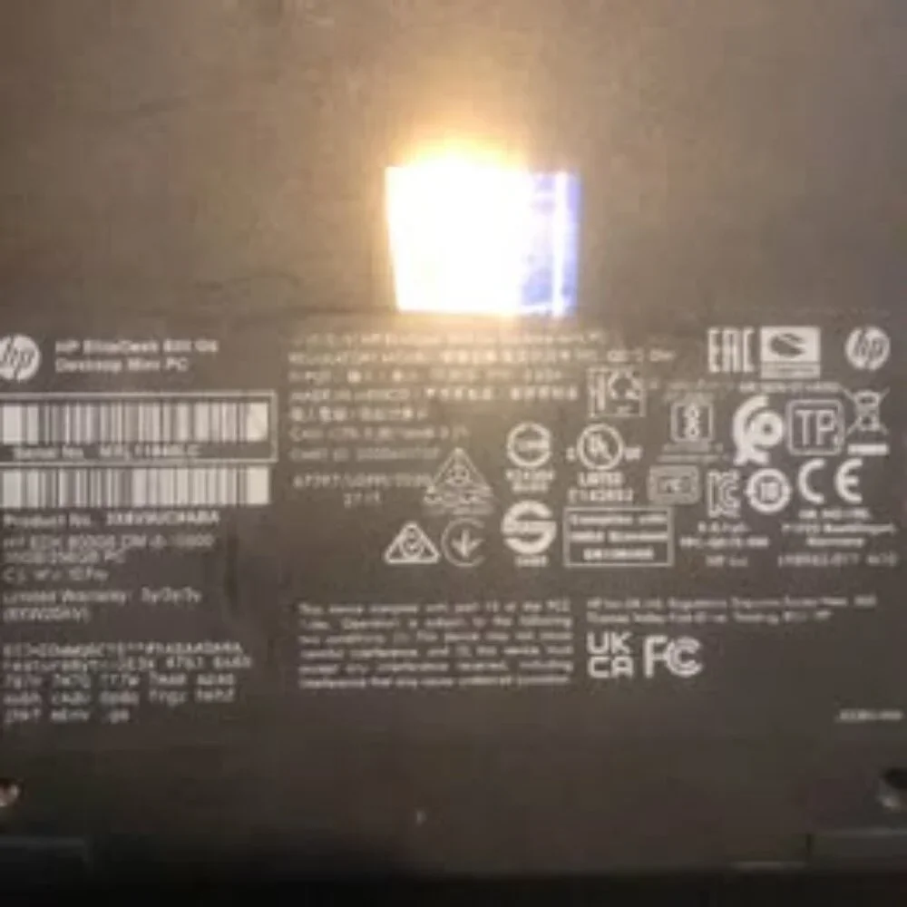 HP EliteDesk 800 G6 Desktop Mini PC